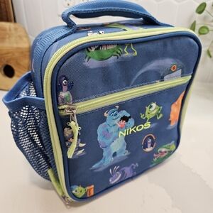 Pottery Barn Kids Disney Pixar Monsters Inc Lunchbox "Nikos"